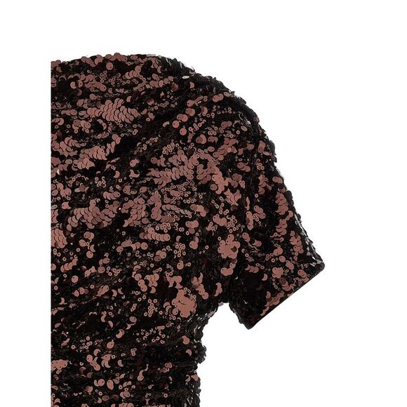 Ganni Women 'Brown Sequins Mini' Dress - Picture 3 of 4